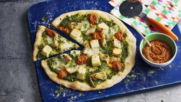 Palak Paneer Pizza